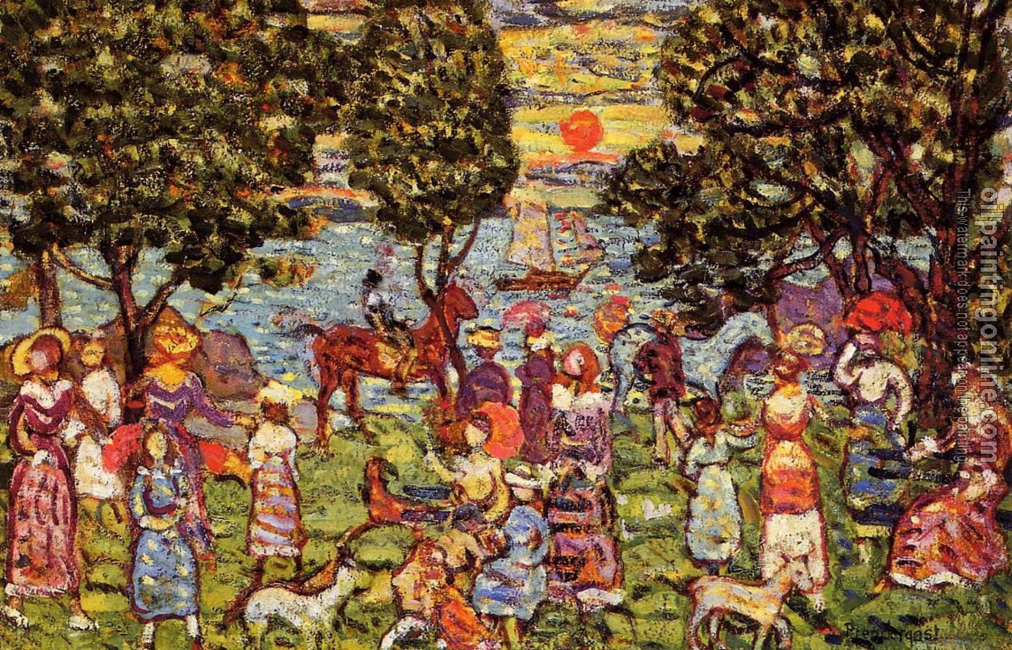 Prendergast, Maurice Brazil - Sunset